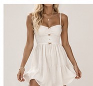Linen Mini Dress